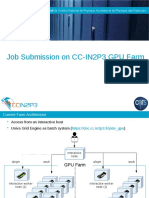 Job Submission On CC-IN2P3 GPU Farm: April 2019