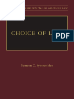 Choice of Law by Symeon C. Symeonides PDF