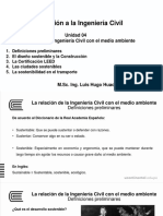 Semana 8 - 1 - La Relación de La Ingeniería Civil Con El Medio Ambiente PDF