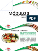 CURSO MANIPULACION DE ALIMENTOS Modulo 3 Alimento y Clasificación Alimentaria PDF