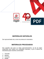 Materiales de Ingeniería (Materiales Naturales y Procesados)