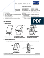 Installation Guide: Parts Included Specifications