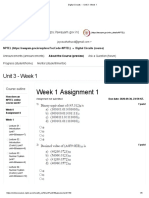 Digital Circuits - Unit 3 - Week 1