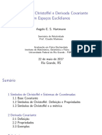 Simbolos de Christoffel e Derivada Covar PDF