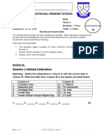 Grade 6 PSW Yearend Question Paper