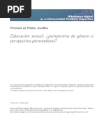 UCA - 3 - Educación Sexual. Perspectiva de Género o Perspectiva Personalista - Unlocked