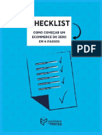 CHECKLIST Como Começar Seu Ecommerce Do Zero em 6 Etapas PDF