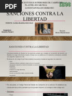 Sanciones Contra La Libertad