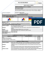 Hoja de Seguridad - Jabon Liquido de Manos