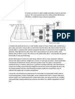 Solar Thermal Power Plant