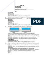 The First Service Provided by The Data-Link Layer Is - (A) Flow Control (B) Congestion Control (D) Error Control