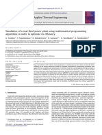 Tzolakis, G., Papanikolaou Simulation of A Coal-Fired Power Plant Using Mathematical Programming Algorithms in Order To Optimize Its Efficiency