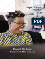 Déploiement Sage 100c MS SQL Server Pour Premium