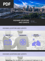 Highway Locations Surveys