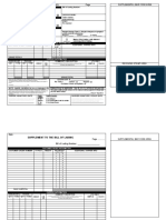 Bill of Lading Form 2