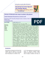 Outcome of Endoscopic Sinus Surgery in Patients With Polyposis