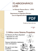 Projeto Aerodinâmico de Hélices: Prof. Dr. José Eduardo Mautone Barros - UFMG