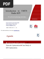 Introduction To UMTS Radio KPI: 3G Network Planning Introduce