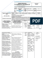 P.U.D.-Plan de Unidad EDUCACION FISICA 8