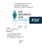 Informe 10 - CQF - Legislación y Deontologia Farmaceutica