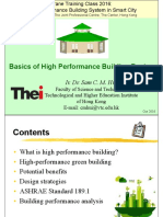 Basics of High-Performance Building Design - Sam Hui PDF