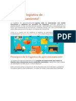 La Logistica de Abastecimiento (Aprovisionamiento) PDF