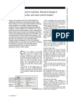 Observational Research Methods. Research Design II: Cohort, Cross Sectional, and Case-Control Studies