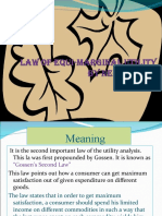 Law of Equi Marginal Utility - Powerpoint Presentation