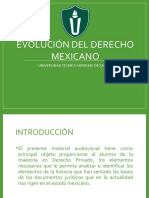 Historia Del Derecho Mexicano. Primer Sesión