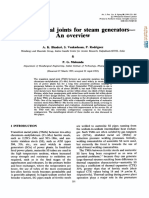 Transition Metal Joints For Steam Generators