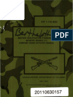 STP7-11D-MQS: Military Qualification Standard Infantry Branch (11) Company Grade Officers Manual