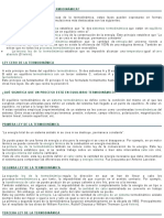 Cuáles Son Las Leyes de La Termodinámica