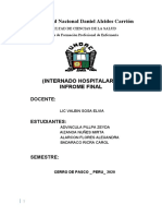 Informe de Internado Hospitalario