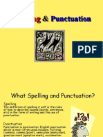 Spelling & Punctuation Spelling & Punctuation