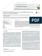 Properties of Baked Foams From Citric Acid Modified Cassava Starchand Native Cassava Starch Blends