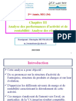 Analyse Financière (Chapitre 3 Analyse de Rentabilité Et D'activité)