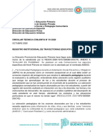 Circular Técnica #01 Oct 2020 - Registro Institucional de Trayectorias Educativas