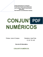 Conjunto Numéricos