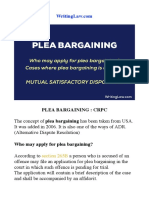 Plea Bargaining CRPC Explained PDF