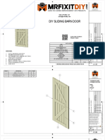 Diy Sliding Barn Door: Materials