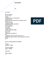 'Pgm:1 (A) BINARY SEARCH