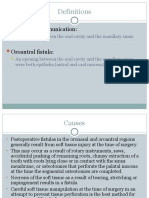 Oro-Antral Communication