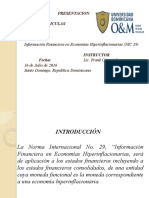 Informacion Financiera en Economias Hiperinflacionaras