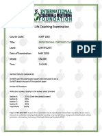 May 2020 PCC Exam