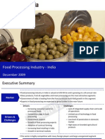 Food Processing Industry - India: December 2009