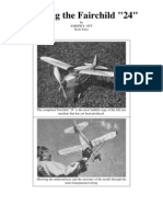 1932 Fairchild 24 Aircraft Model Plans