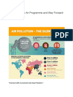 National Clean Air Programme and Way Forward For India