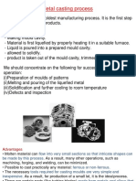 Introduction To Metal Casting Process