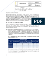 Informe SARLAFT I Trimestre 2018