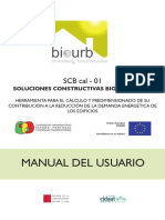 Manual Manual de Uso Calculo SOLUCIONES CONSTRUCTIVAS BIOCLIMÁTICAS